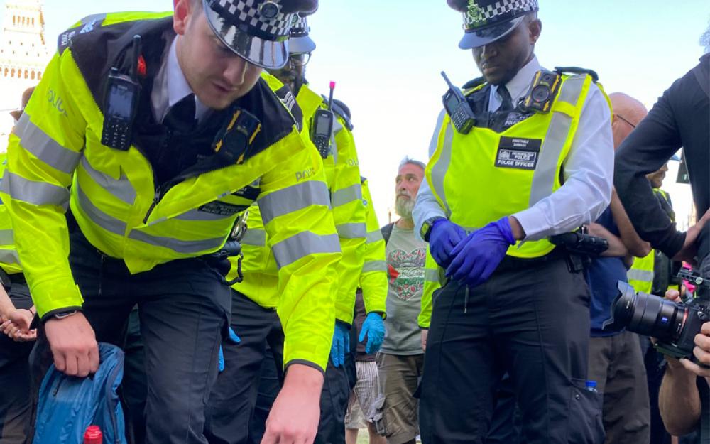 UK: Police arrest 466 protesters who were supporting proscribed Palestine Action group