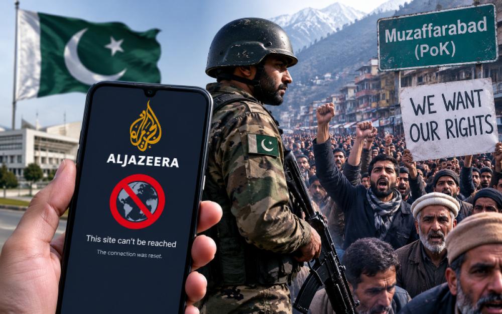 PoK protest coverage sparks censorship claims as Al Jazeera becomes inaccessible across Pakistan