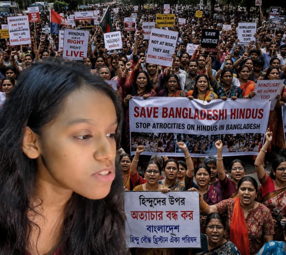 We will kick them out: Bangladeshi anti-India Gen Z woman&rsquo;s anti-Hindu remark goes viral