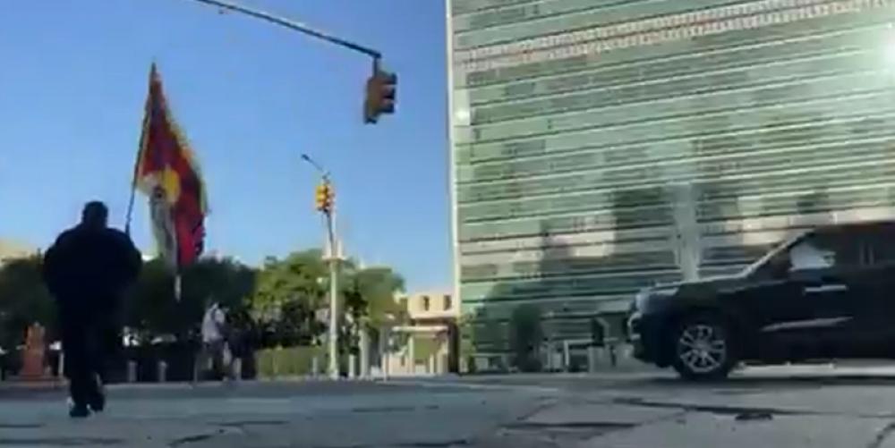 Shocking protest at UN: Tibetan flag-bearing man dies after self-immolation, video goes viral