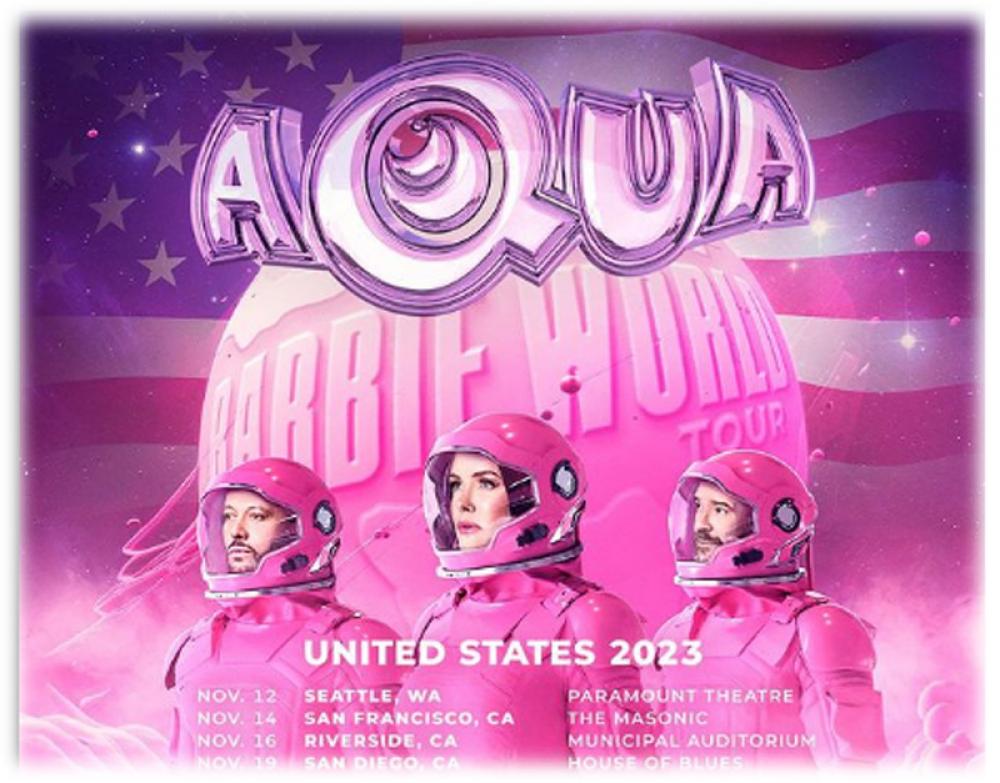 Popular Europop band Aqua announces US tour dates, ticket sales to start soon