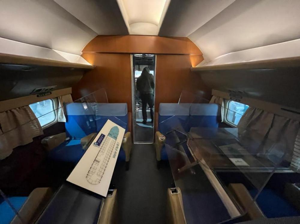 This is how the interiors of the cabin looked in a commercial flight aircraft of Pan American World Airways.This is how the interiors of the cabin looked in a commercial flight aircraft of Pan American World Airways.