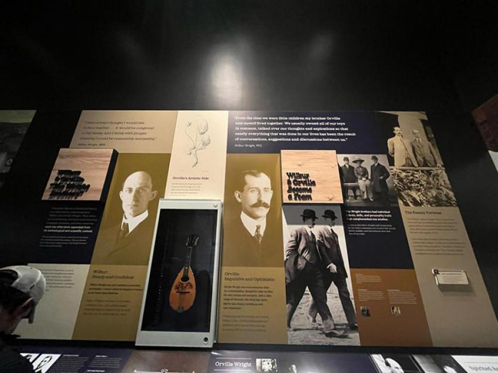 The Wright Brothers & The Invention of the Aerial Age gallery tells the story of the revolutionary discovery by the two brothers in 1903.