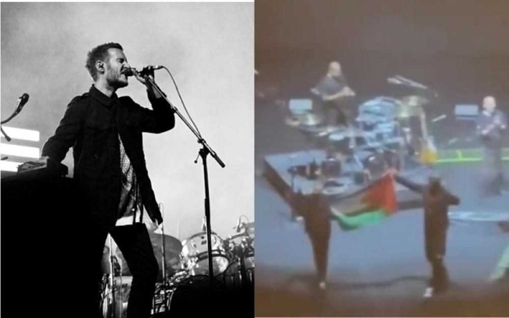 Massive Attack banned from Singapore after pro-Palestine display at concert 