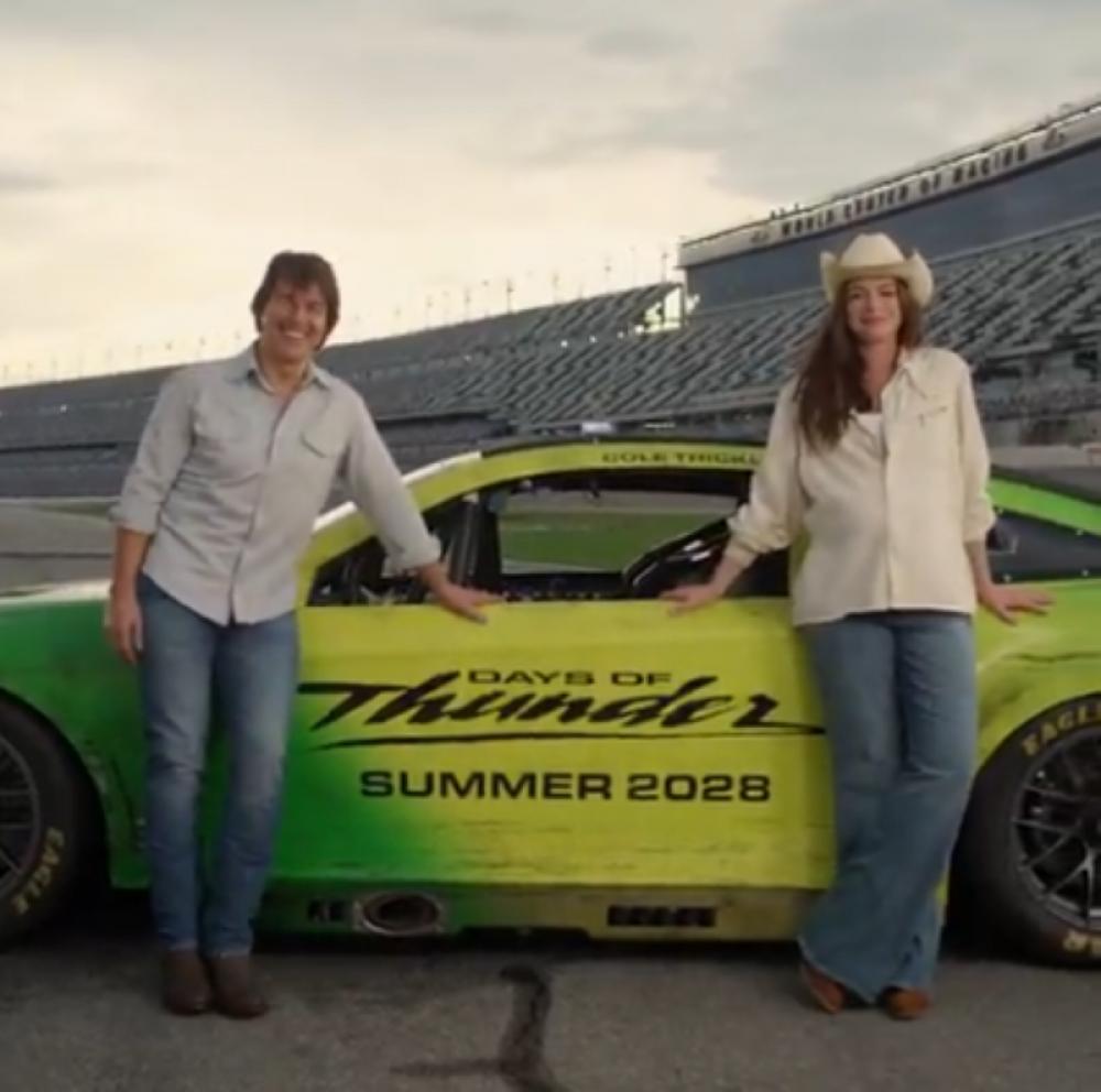 Tom Cruise is back behind the wheel: 'Days of Thunder' sequel with Anne Hathaway coming in 2028